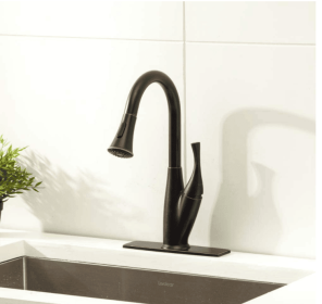 Kitchen Faucet with Pull Down Sprayer,Single Handle Kitchen Faucet Single Hole Kitchen Sink Faucet (size: 16.2x11x2.9-2)